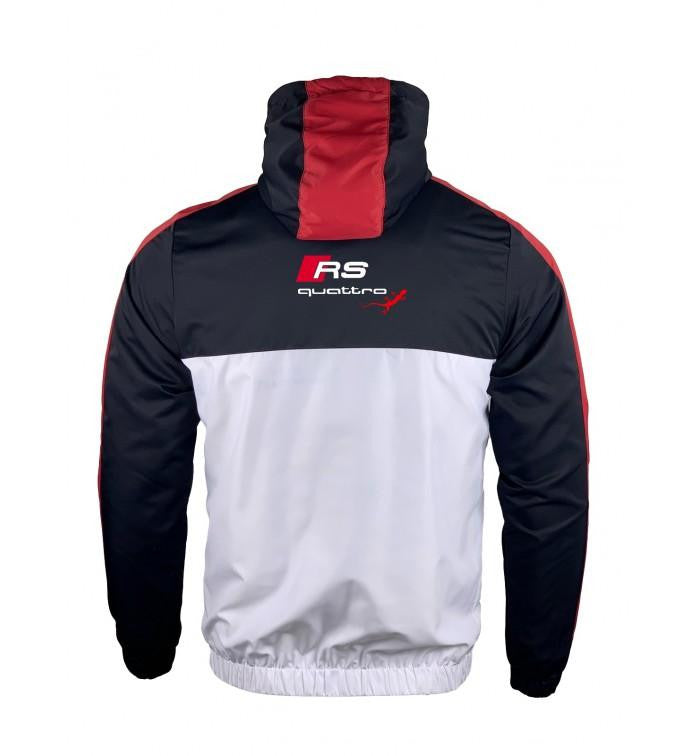 Audi RS Tricolor Color Block Windbreaker Tracksuit