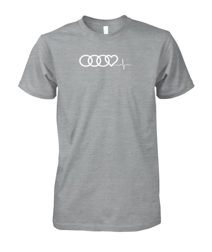 Audi Heart Beat Unisex Cotton Tee