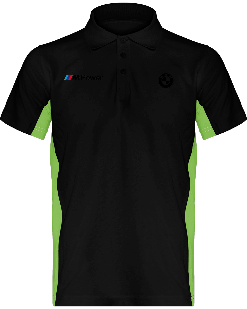 BMW Polo Bicolore Herren Flag