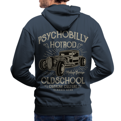 Psychobilly hotrod Men’s Premium Hoodie - navy