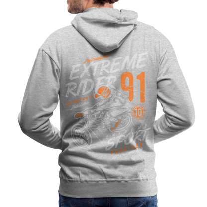 Extremerider Motorcycle Men’s Premium Hoodie - heather grey