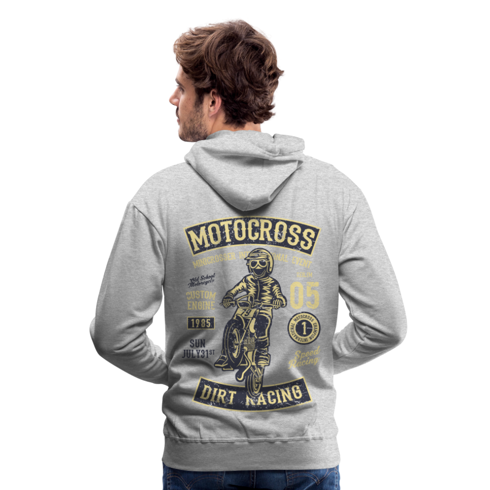 Motocross design Motorcycle Men’s Premium Hoodie - heather grey