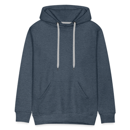 Super Bike Motorcycle Men’s Premium Hoodie - heather denim