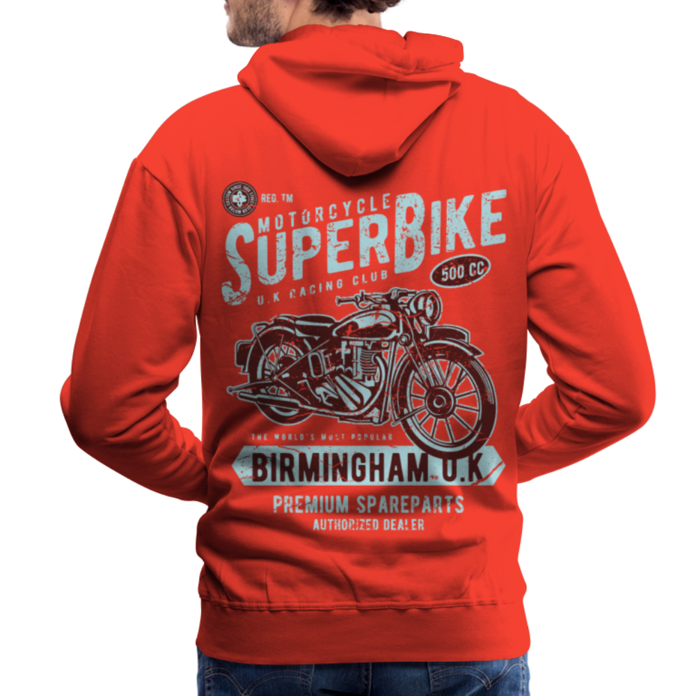 Super Bike Motorcycle Men’s Premium Hoodie - red