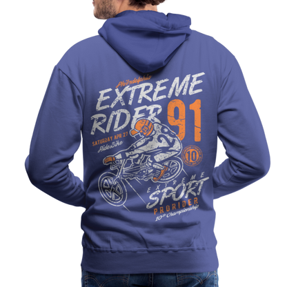 Extremerider Motorcycle Men’s Premium Hoodie - royal blue