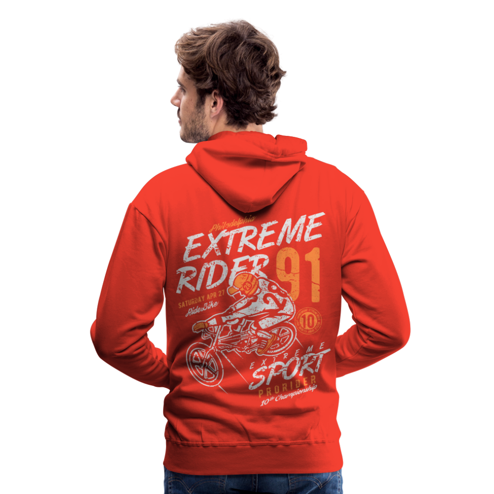 Extremerider Motorcycle Men’s Premium Hoodie - red