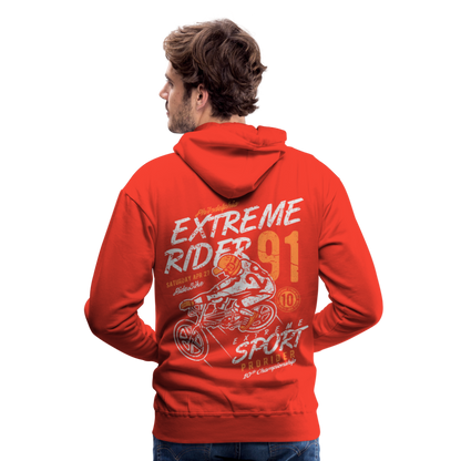 Extremerider Motorcycle Men’s Premium Hoodie - red