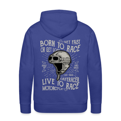 Born to Race Car's Men’s Premium Hoodie - royal blue