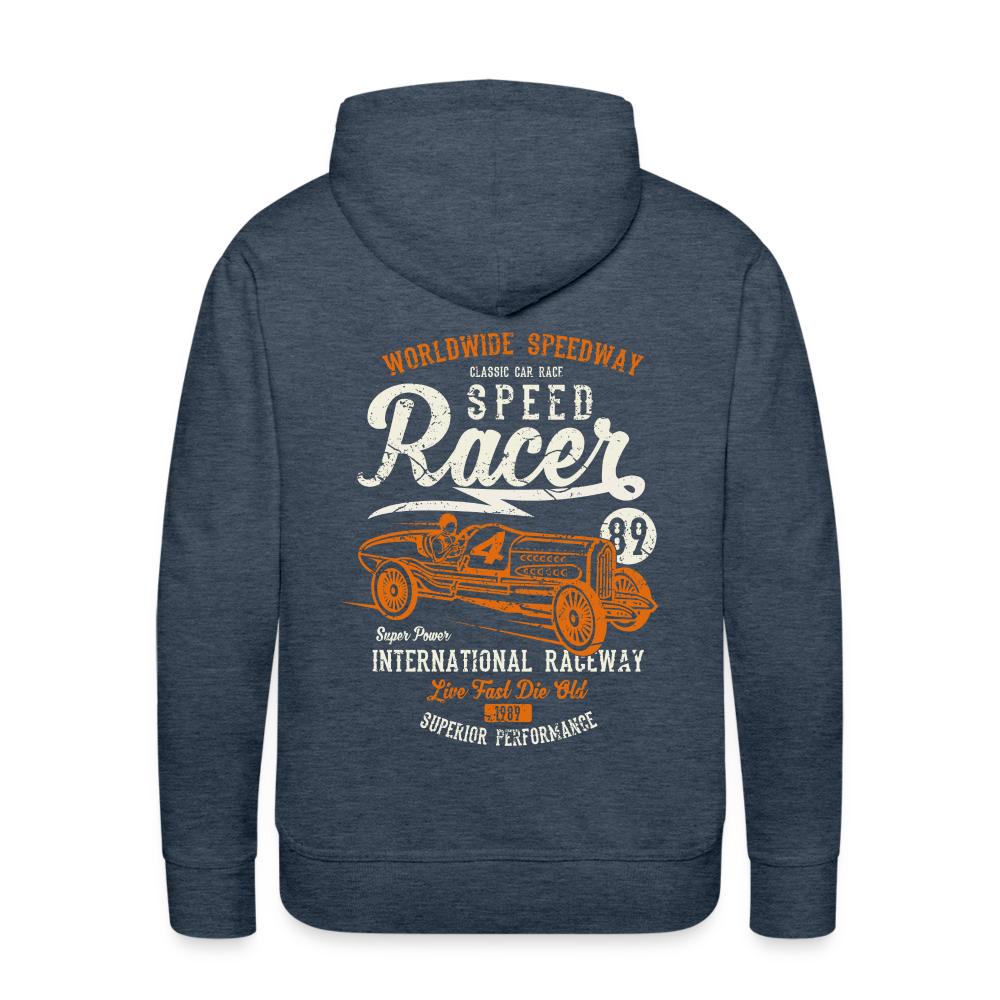 Speed Racer Men’s Premium Hoodie - heather denim