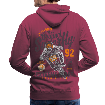 Pedal Pusher Extreme Sport Men’s Premium Hoodie - bordeaux