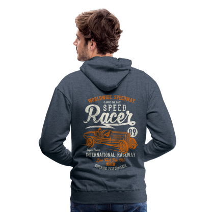 Speed Racer Men’s Premium Hoodie - heather denim