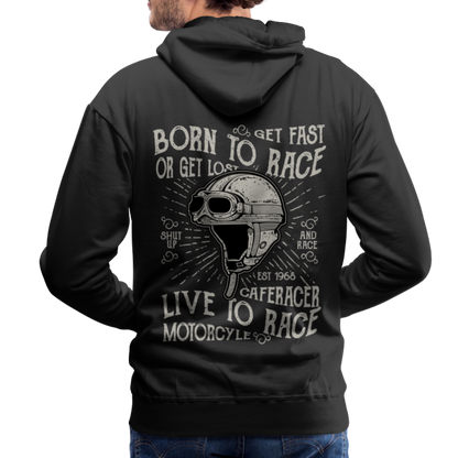 Born to Race Car's Men’s Premium Hoodie - black