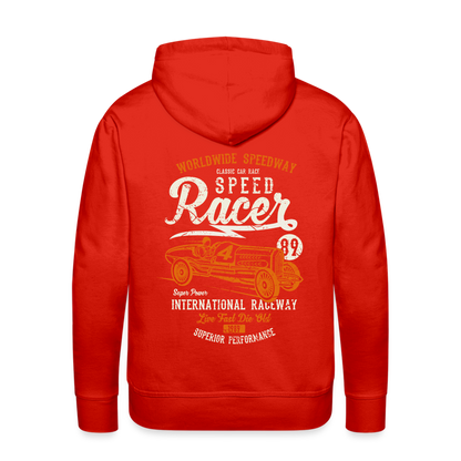 Speed Racer Men’s Premium Hoodie - red