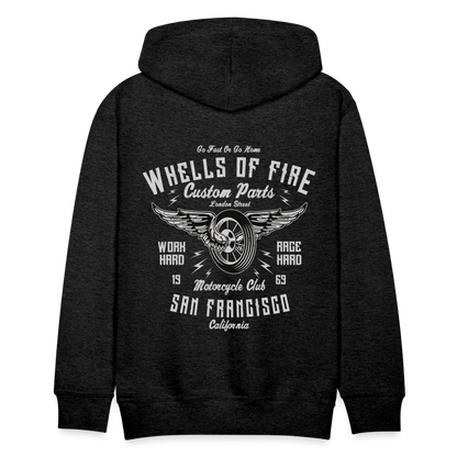 Wheels of fire Motorcycle Club Men’s Premium Hoodie - charcoal grey