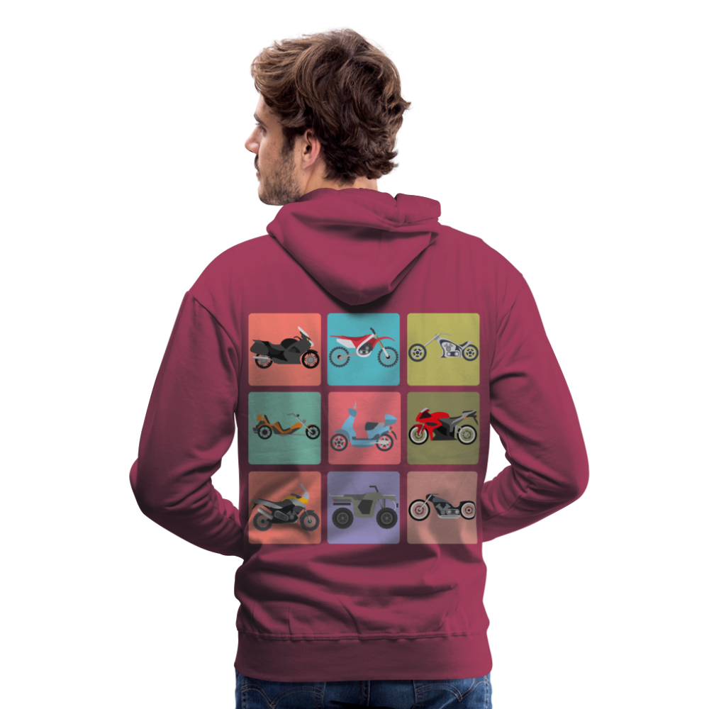 Motorcycles Men’s Premium Hoodie - bordeaux