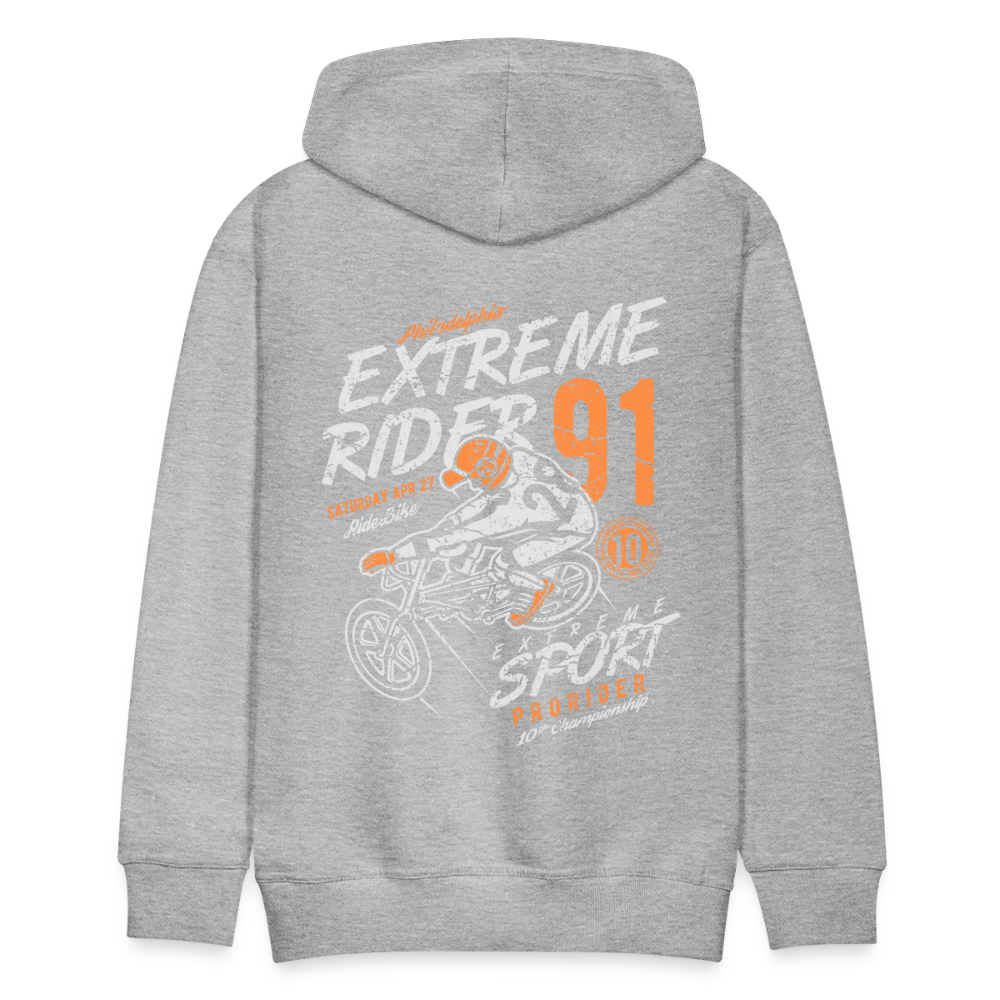 Extremerider Motorcycle Men’s Premium Hoodie - heather grey