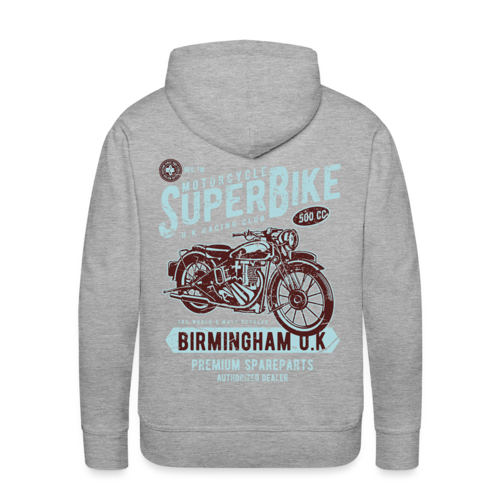 Super Bike Motorcycle Men’s Premium Hoodie - heather grey