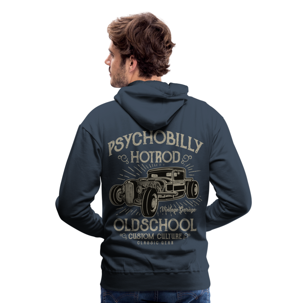 Psychobilly hotrod Men’s Premium Hoodie - navy