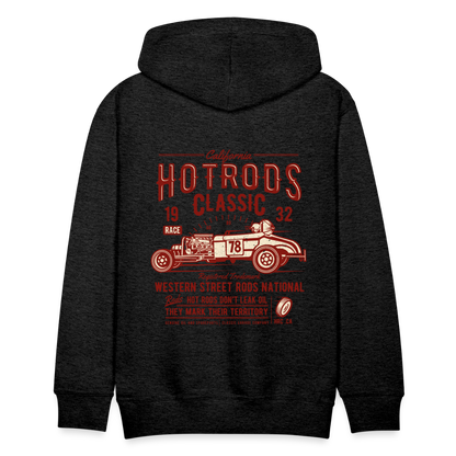 Hot Rods Race Classic Men’s Premium Hoodie - charcoal grey