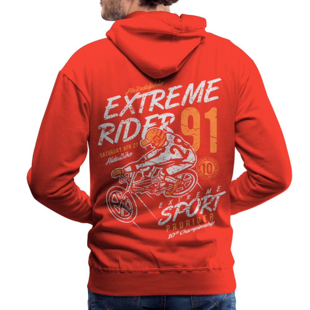 Extremerider Motorcycle Men’s Premium Hoodie - red