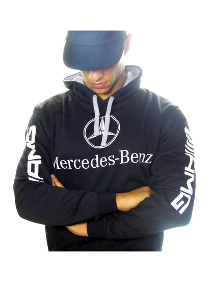 Mercedes Unisex Hoodies Sweartshirts Black V28 2024