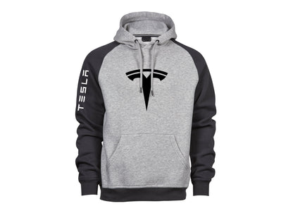 Tesla Raglan Pullover Hoodie