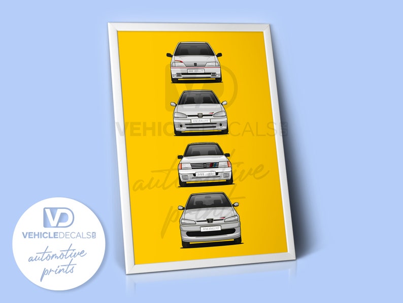 Peugeot Rallye Legends Poster