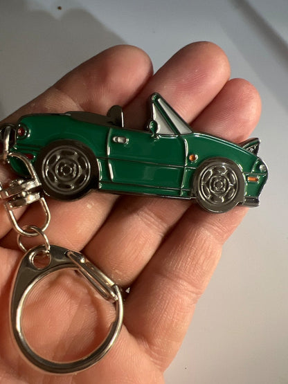 NA Miata Mk1 MX5 Keychains with BBS Wheels (6 Colors)_driver_clothing_drivi.store