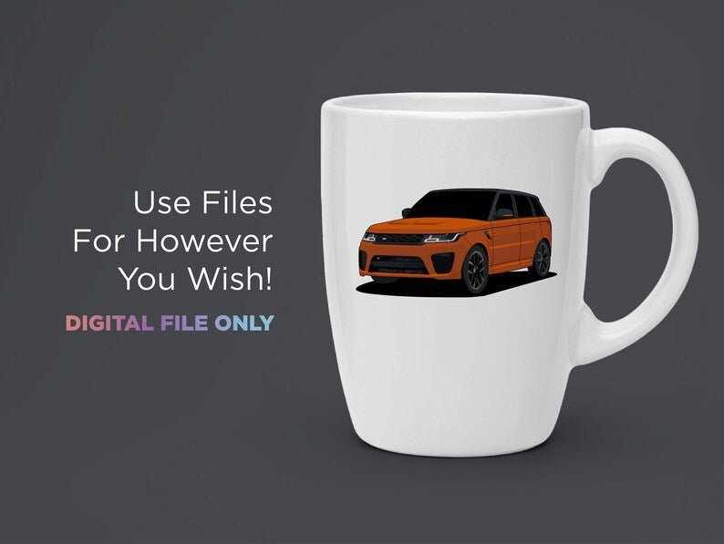 Range Rover Car Pack: Digital Automotive Vectors_driver_clothing_drivi.store