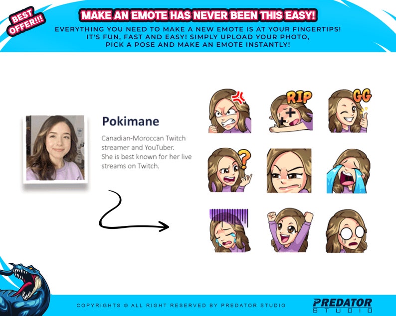 Unleash Your Stream with Bespoke Twitch Emotes Powered by AI