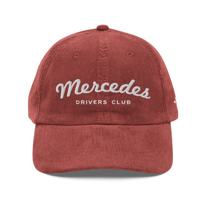 Mercedes Drivers Club Corduroy Dad Hat