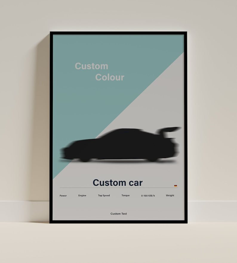 Custom Digital Car Prints: The Perfect Automotive Enthusiast Gift