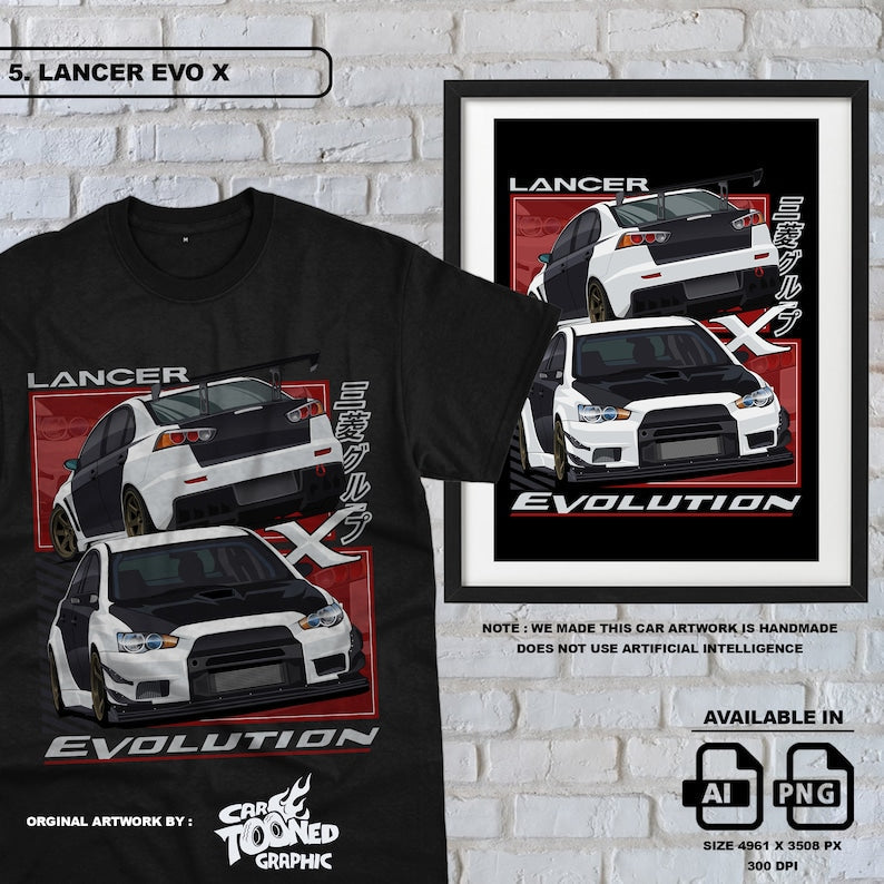 JDM T-Shirt Design PNG: Vector Car for Urban Sublimation/DTG_driver_clothing_drivi.store