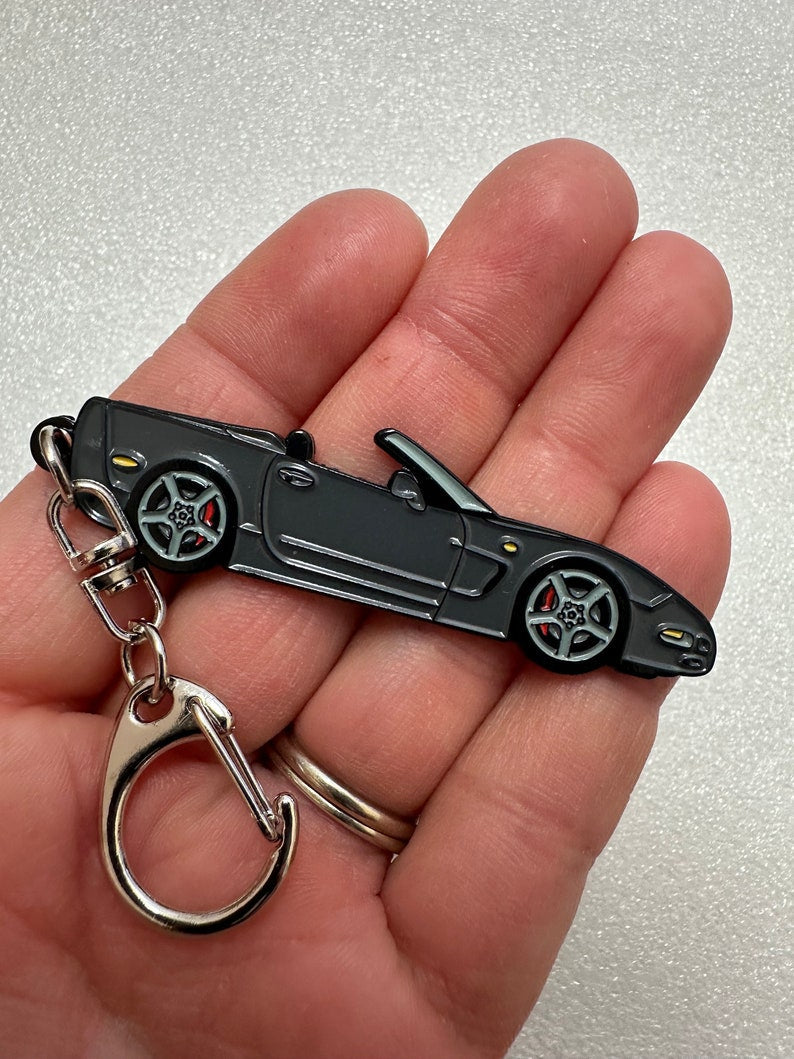 Corvette C5 Convertible Enamel Keychains (8 Colors)_driver_clothing_drivi.store