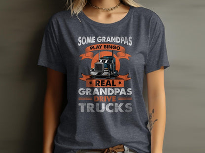 Cool Trucker Grandpa T-Shirt