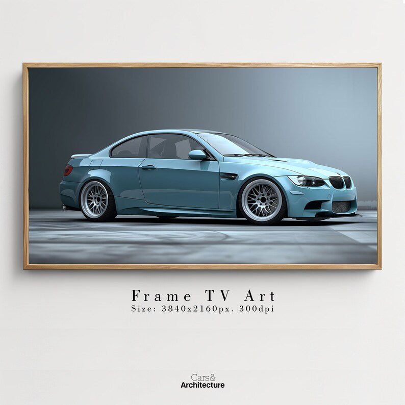 BMW E92 M3 Frame TV Art Collection