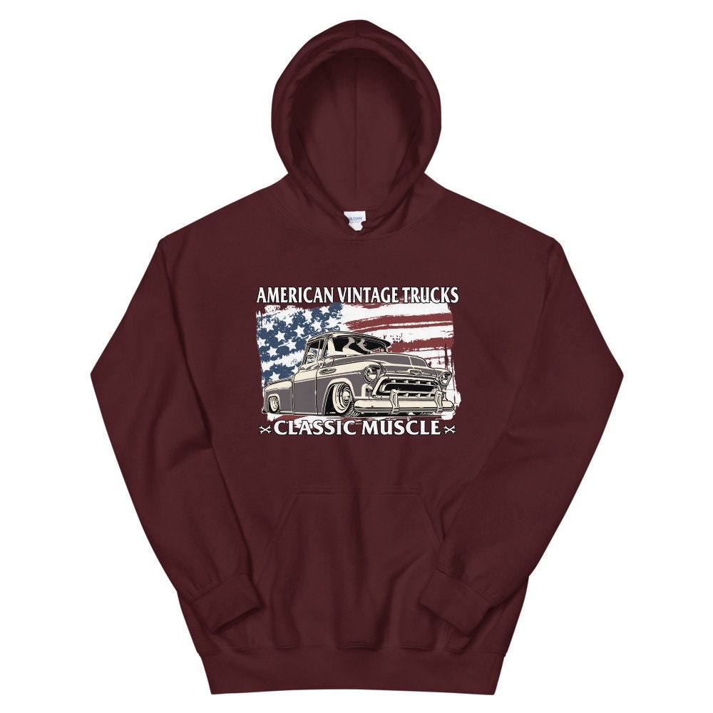 American Vintage Classic Trucks Unisex Hoodie