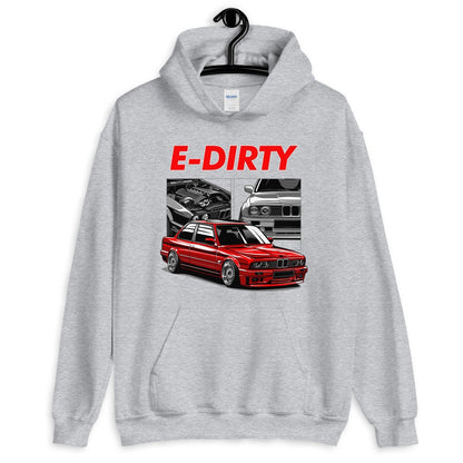 E30 Stanced Turbo Euro Car Hoodie