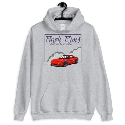 Purple Rims RX7 Hoodie