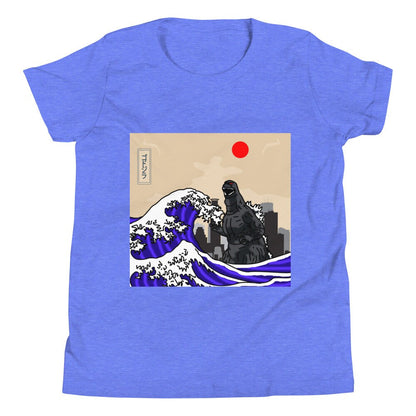 JDM ZILLA Tsunami Kaiju Youth Short Sleeve T-Shirt