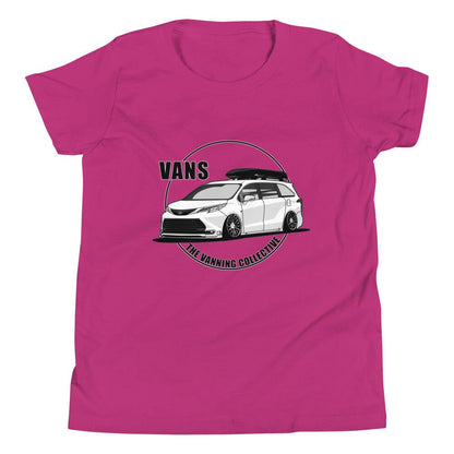 The Vanning Collective Stanced Minivan Youth Short Sleeve T-Shirt