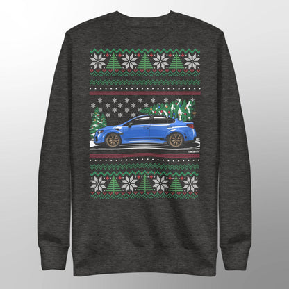 Hässlicher Weihnachtspullover - Subaru WRX STI