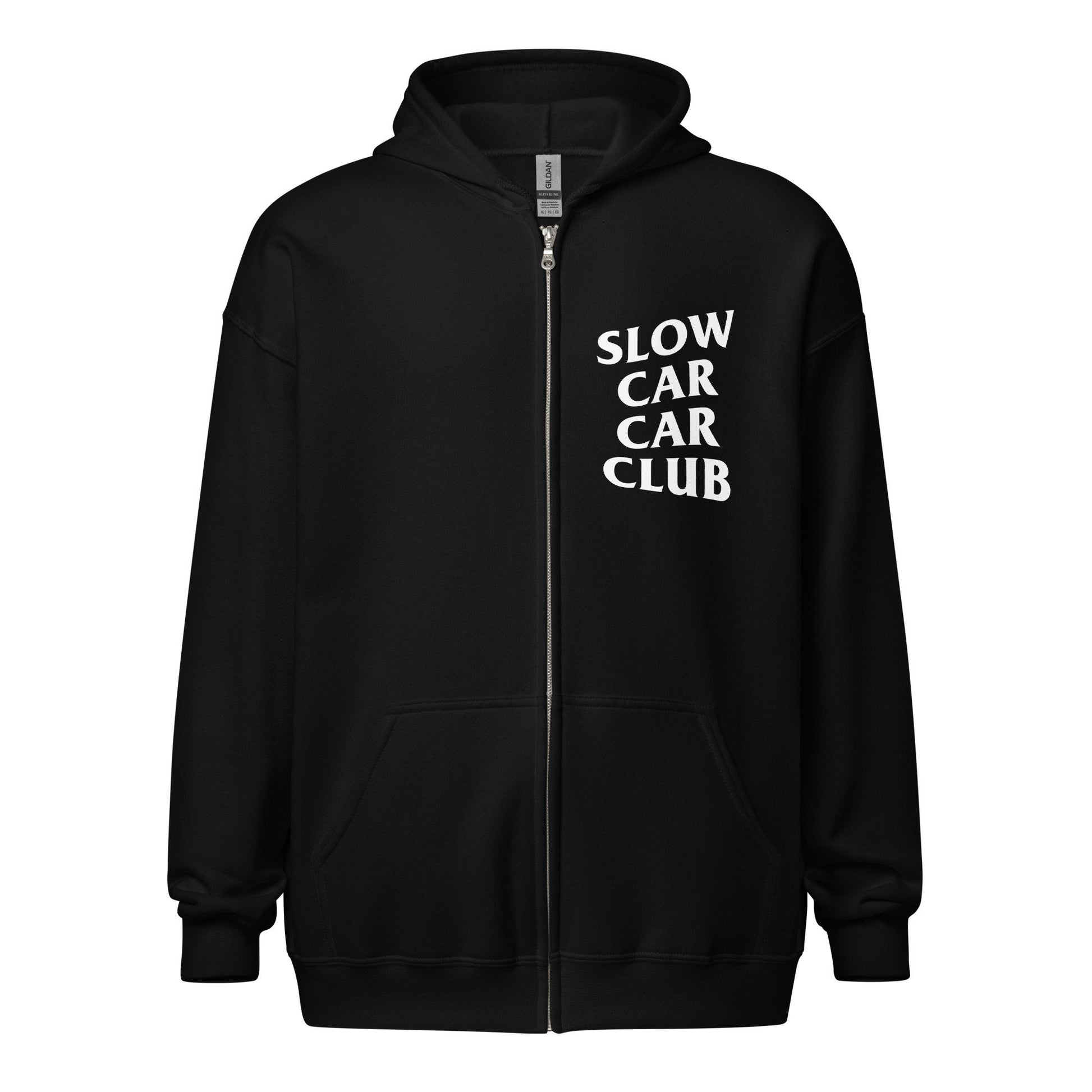 Slow Car Car Club Zip Hoodie