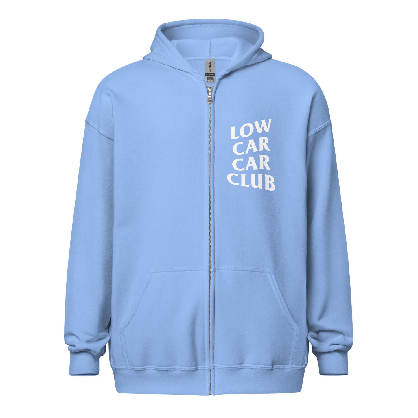 Low Car Car Club Zip Hoodie