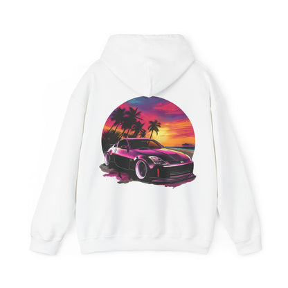 Nissan 350z Hoodie | Neon Sunset | Vibrant Hoodie | Graphic Hoodie | Gift For Him