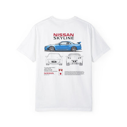 Nissan GTR R34 Shirt - Boosted Gear Co, JDM Legend Tee, Cool Unisex Top, Casual Car Enthusiast Apparel