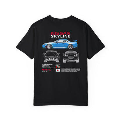 Nissan GTR R34 Shirt - Boosted Gear Co, JDM Legend Tee, Cool Unisex Top, Casual Car Enthusiast Apparel