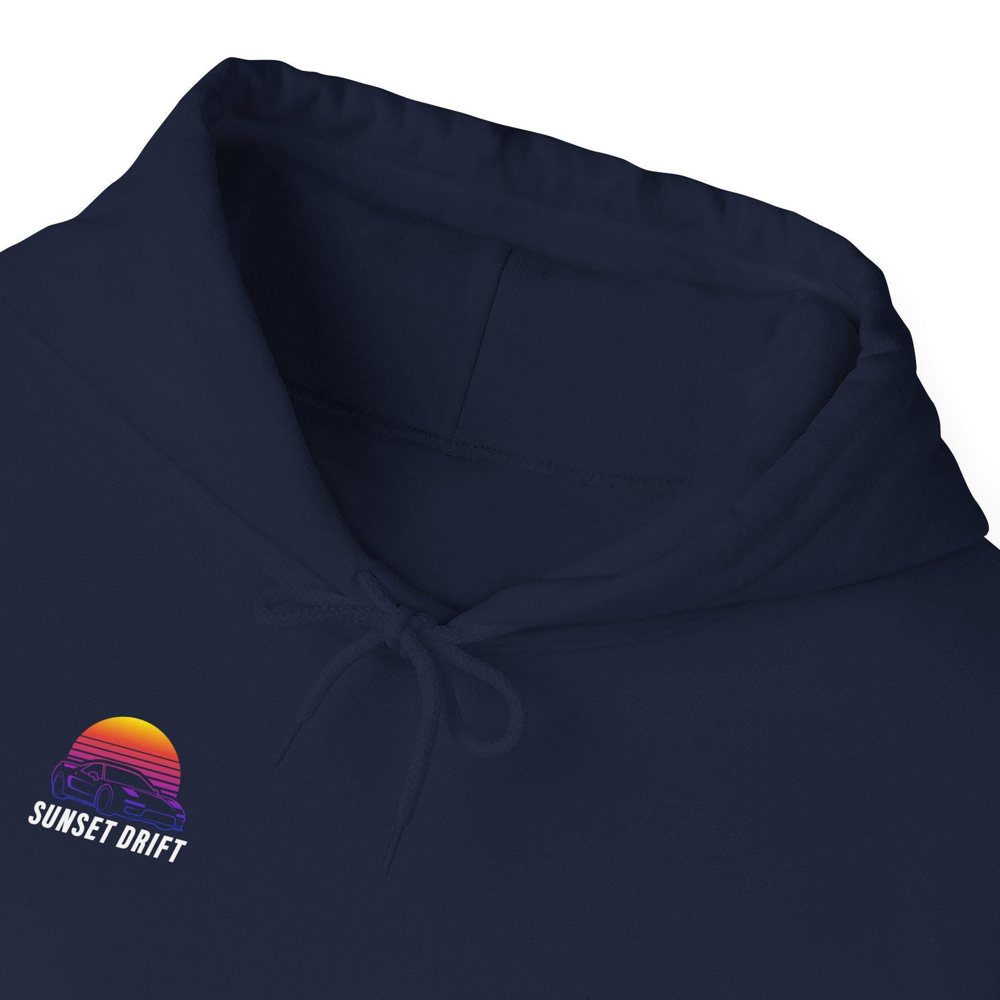 Sunset Drift Garage Mechanic Hoodie