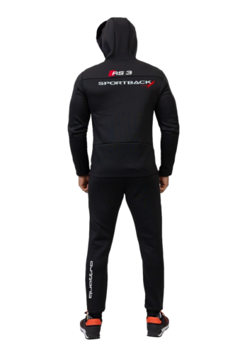 Audi RS3 Quattro Logo Bezel Hooded Tracking Jacket_Driver_clothing